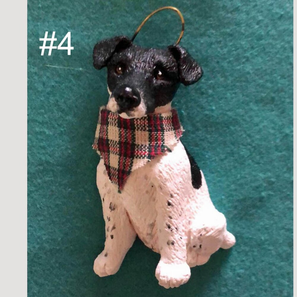 Fox Terrier / JRT Dog Holiday Ornament